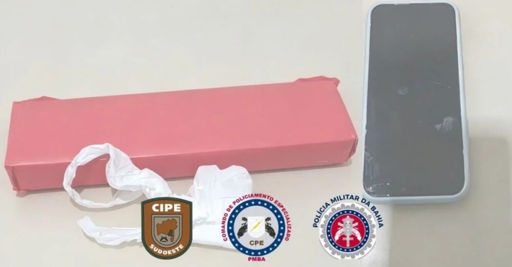 Material apreendido pela CIPE Sudoeste em operação policial