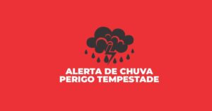 Alerta de chuva e potencial de tempestade